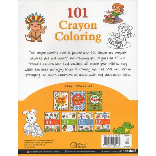 101 CRAYON COLORING