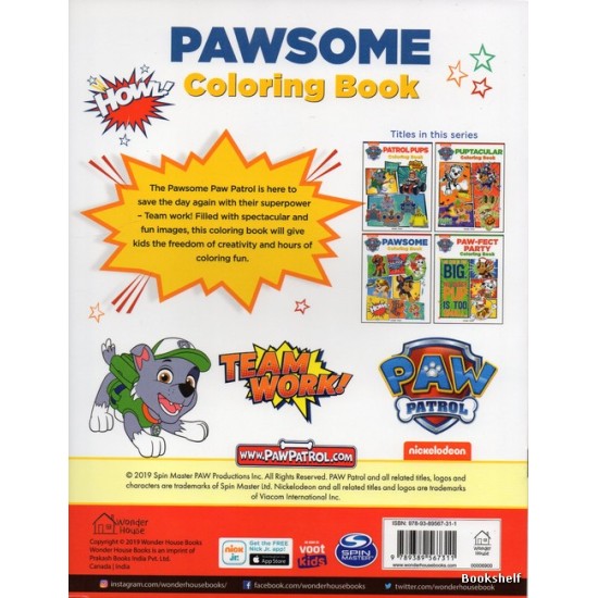 PAWSOME COLORING BOOK